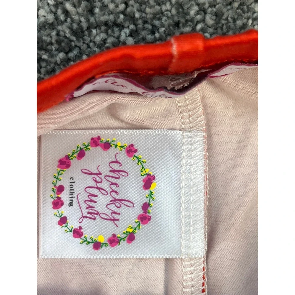 Cheeky Plum NWT Christmas Tunic and Red Ruffle Legging Set Girls 18-24M